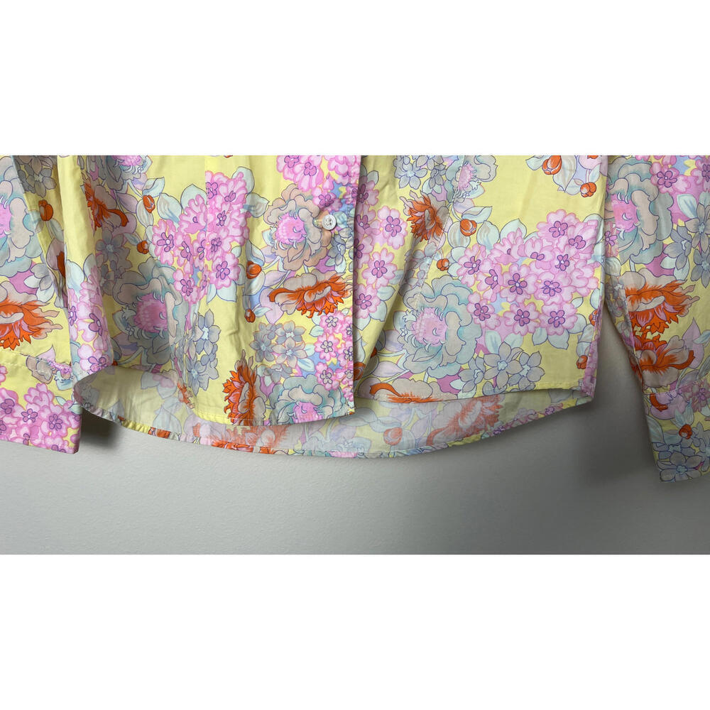 BOGNER COLLECTION FLORAL BUTTON UP SHIRT M - Picture 3 of 8